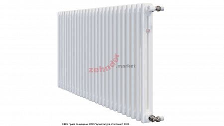 Радиатор Zehnder Charleston 2056/26 1270 3/4 RAL 9016 боковое подключение