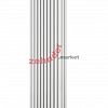 Вертикальный радиатор Zehnder Charleston 3180/10 1270 1/2 RAL 9016 боковое подключение (с кронштейнами CVD1+BH)