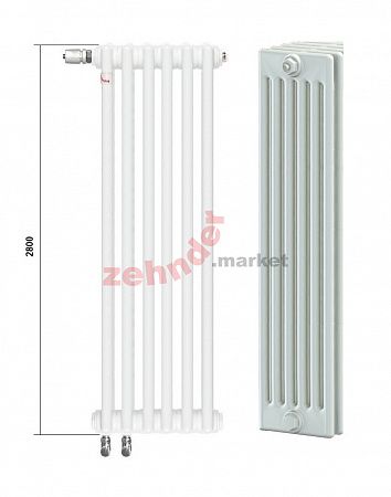 Радиатор Zehnder Charleston Completto CH 6280/33 V001 ½ RAL 9016