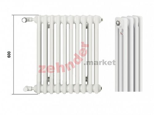 Радиатор Zehnder Charleston CH 3060/34 1270 ¾ RAL 9016