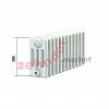 Радиатор Zehnder Charleston CH 4030/49 1270 ¾ RAL 9016