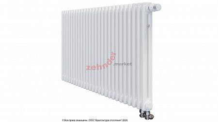 Радиатор Zehnder Charleston Completto 2056/26 V001 1/2 RAL 9016 нижнее подключение