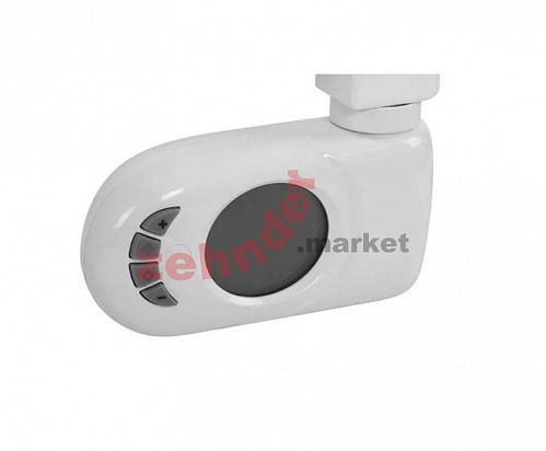 Электрический полотенцесушитель Zehnder Aura PBEZ-080-040/MQ RAL 9016/патрон Musa RAL 9016