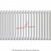 Радиатор Zehnder Charleston Completto 3050/30 V001 1/2 RAL 9016 нижнее подключение (с кронштейнами CVD1+BH)