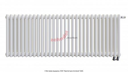 Радиатор Zehnder Charleston Completto 3050/30 V001 1/2 RAL 9016 нижнее подключение (с кронштейнами CVD1+BH)