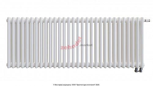 Радиатор Zehnder Charleston Completto 3050/30 V001 1/2 RAL 9016 нижнее подключение (с кронштейнами CVD1+BH)