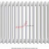 Радиатор Zehnder Charleston Completto 3050/18 V001 1/2 RAL 9016 нижнее подключение (с кронштейнами CVD1+BH)