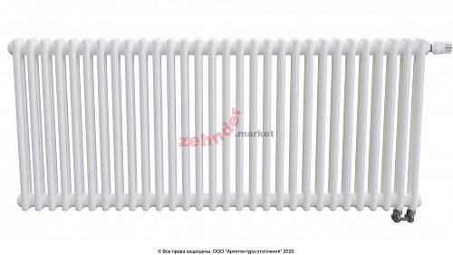 Радиатор Zehnder Charleston Completto 2056/30 V001 1/2 RAL 9016 нижнее подключение
