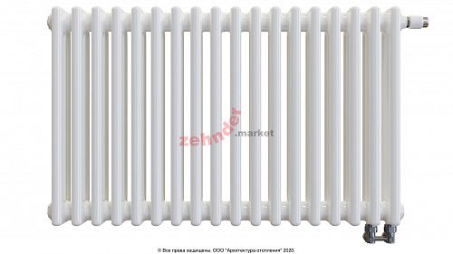 Радиатор Zehnder Charleston Completto 3050/18 V001 1/2 RAL 9016 нижнее подключение (с кронштейнами CVD1+BH)