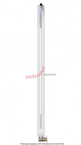 Радиатор Zehnder Charleston Completto 2110/14 V001 1/2 RAL 9016 нижнее подключение