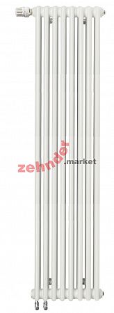 Вертикальный радиатор Zehnder Charleston Completto 2180/08 V001 1/2 RAL 9016 нижнее подключение (с кронштейнами CVD1+BH)