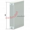 Радиатор Zehnder Charleston CH 4090/03 1270 ¾ RAL 9016
