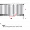 Радиатор Zehnder Charleston Completto 3050/28 V001 1/2 RAL 9016 нижнее подключение (с кронштейнами CVD1+BH)