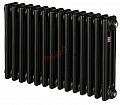 Радиатор Zehnder Charleston 3057/14 1270 3/4 RAL 9217 matt Чёрный боковое подключение