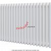 Радиатор Zehnder Charleston CH 3050/26 1270 1/2 RAL 9016 боковое подключение (с кронштейнами CVD1+BH)