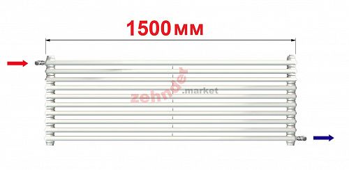 Радиатор Zehnder Charleston Turned T3150/10 N1680 RAL 9016