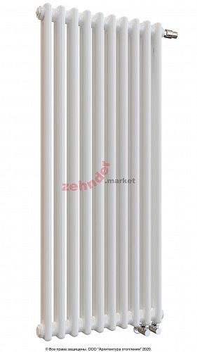Радиатор Zehnder Charleston Completto 2110/10 V001 1/2 RAL 9016 нижнее подключение