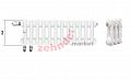 Радиатор Zehnder Charleston Completto CH 2026/20 V001 ½ RAL 9016