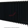 Радиатор Zehnder Charleston Completto 3057/26 V001 1/2 RAL 9217 matt Чёрный нижнее подключение