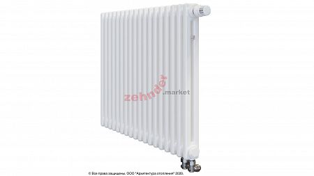 Радиатор Zehnder Charleston Completto 2056/18 V001 1/2 RAL 9016 нижнее подключение
