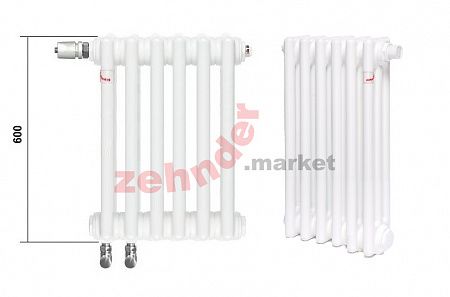 Радиатор Zehnder Charleston Completto CH 3060/03 V001 ½ RAL 9016