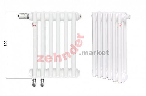 Радиатор Zehnder Charleston Completto CH 3060/03 V001 ½ RAL 9016