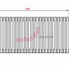 Радиатор Zehnder Charleston CH 3050/28 1270 1/2 RAL 9016 боковое подключение (с кронштейнами CVD1+BH)