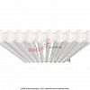 Вертикальный радиатор Zehnder Charleston 2180/10 1270 3/4 RAL 9016 боковое подключение
