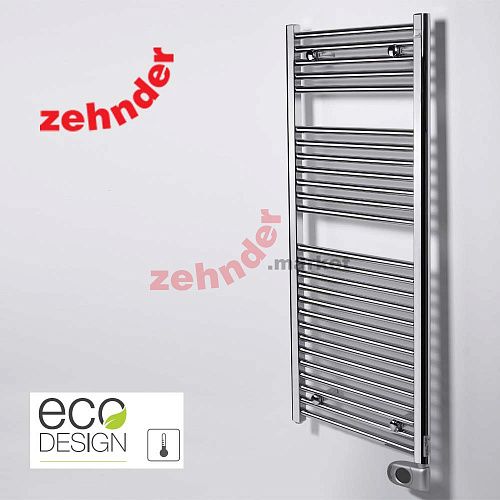 Электрический полотенцесушитель Zehnder Aura PBECZ-120-050/MQ Chrome/патрон Musa Chrome