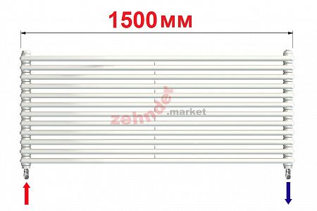 Радиатор Zehnder Charleston Turned T3150/12 N3580 RAL 9016