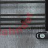 Электрический полотенцесушитель Zehnder Aura PBEBZ-080-40/MQ RAL 9005 matt/патрон Musa RAL 9005 matt
