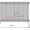 Радиатор Zehnder Charleston Completto 2050/22 V001 1/2 Technoline 0325 TL нижнее подключение