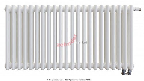 Радиатор Zehnder Charleston Completto 3050/22 V001 1/2 RAL 9016 нижнее подключение (с кронштейнами CVD1+BH)