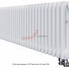 Радиатор Zehnder Charleston Completto 2035/34 V001 1/2 RAL 9016 нижнее подключение
