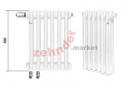 Радиатор Zehnder Charleston Completto CH 3055/03 V001 ½ RAL 9016