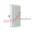 Радиатор Zehnder Charleston CH 2055/22 1270 ¾ RAL 9016