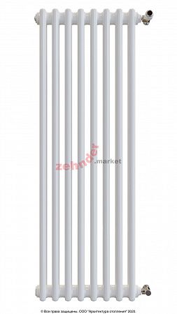 Радиатор Zehnder Charleston 2110/08 1270 3/4 RAL 9016 боковое подключение
