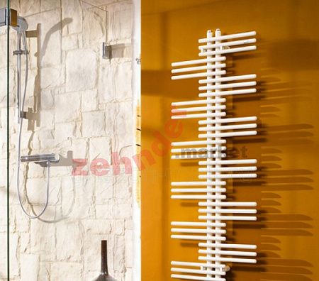 Электрический полотенцесушитель Zehnder Yucca YSE-180-060/ZD RAL 9016 белый
