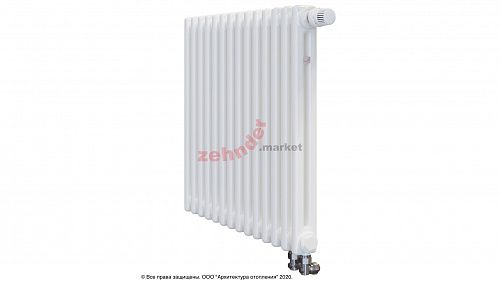 Радиатор Zehnder Charleston Completto 2056/14 V001 1/2 RAL 9016 нижнее подключение