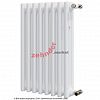 Радиатор Zehnder Charleston CH 3050/08 1270 1/2 RAL 9016 боковое подключение (с кронштейнами CVD1+BH)