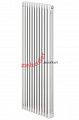 Вертикальный радиатор Zehnder Charleston 3180/12 1270 1/2 RAL 9016 боковое подключение (с кронштейнами CVD1+BH)