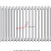 Радиатор Zehnder Charleston Completto 3050/26 V001 1/2 RAL 9016 нижнее подключение (с кронштейнами CVD1+BH)