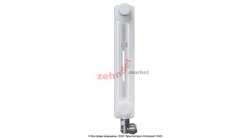 Радиатор Zehnder Charleston Completto 2035/34 V001 1/2 RAL 9016 нижнее подключение