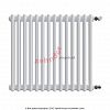 Радиатор Zehnder Charleston 2056/14 1270 3/4 RAL 9016 боковое подключение