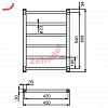 Полотенцесушитель Zehnder Stalox STX-060-045 белый