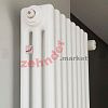 Вертикальный радиатор Zehnder Charleston 3180/06 1270 3/4 RAL 9016 боковое подключение