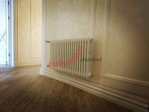 Радиатор Zehnder Charleston 3057/22 1270 3/4 RAL 9016 боковое подключение
