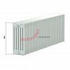 Радиатор Zehnder Charleston CH 6090/03 1270 ¾ RAL 9016