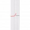 Вертикальный радиатор Zehnder Charleston Completto 3180/04 V001 1/2 RAL 9016 нижнее подключение (с кронштейнами CVD1+BH)