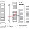 Полотенцесушитель Zehnder Aura PBZ-080-050 белый